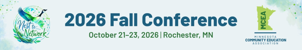 Fall Conference Label 2026 MCEA Fall Conference | Minnesota Community Education Association